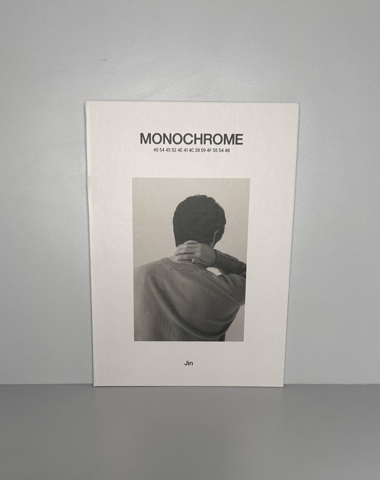 BTS Monochrome Postcard Book | Jin | Pre-Owned