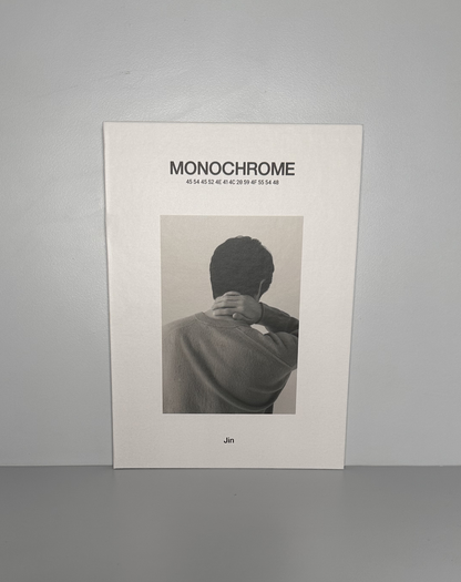 BTS Monochrome Postcard Book | Jin | Pre-Owned