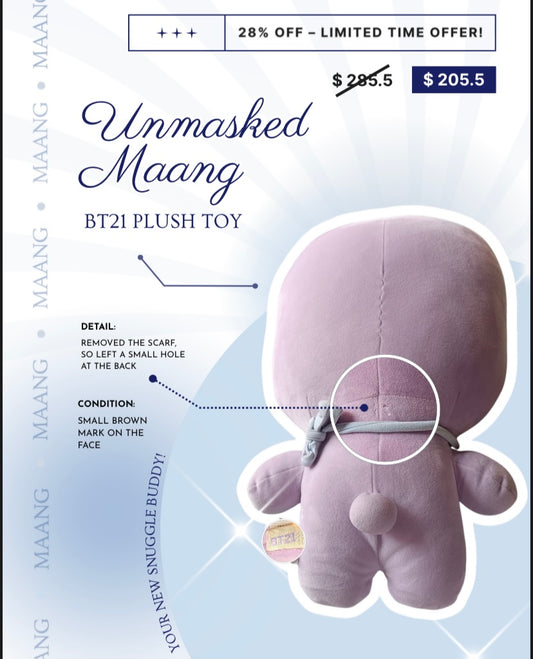 Plush Toy: Unmasked Maang (Copy)