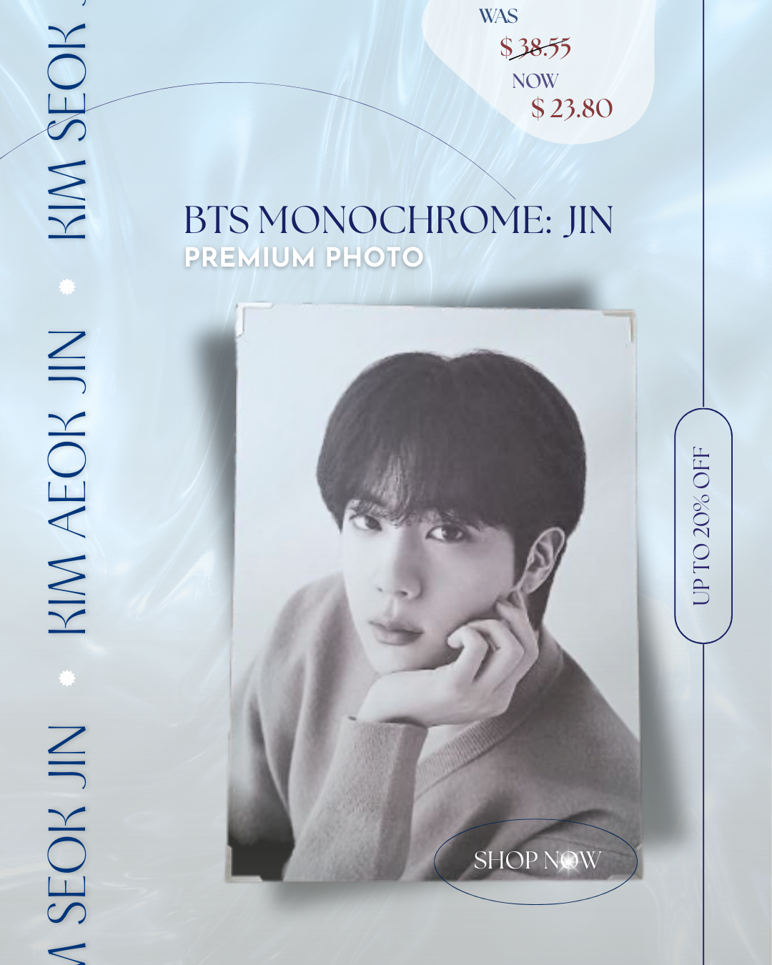 BTS Monochrome: JIN