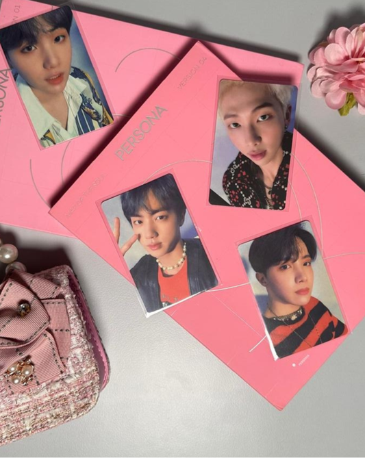 BTS Map of the Soul Persona photocard set of 4 for RM Jin J-Hope and Suga