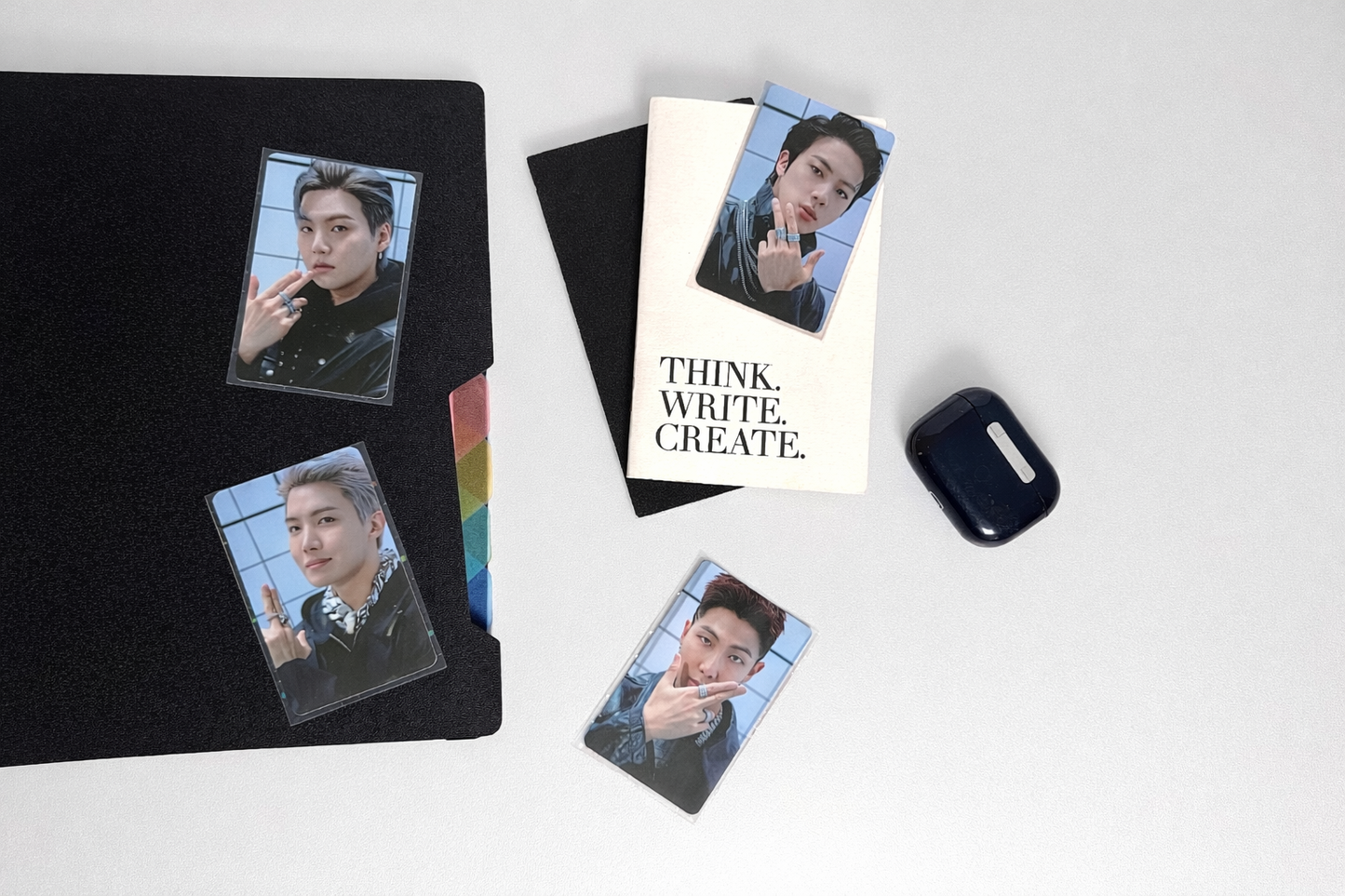 BTS Proof Standard Edition album photocard set of 4 for RM Jin J-Hope and Suga