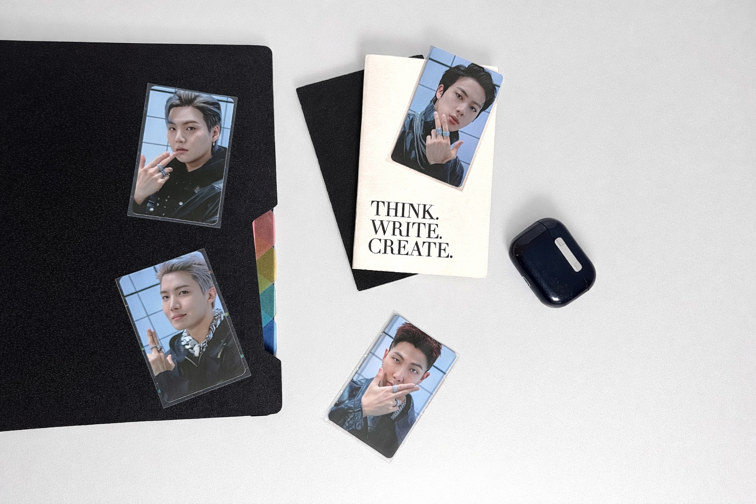 BTS Proof Standard Edition album photocard set of 4 for RM Jin J-Hope and Suga