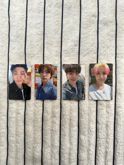 BTS Butter POB Photocards Set of 4 | RM, Jin, Suga, J-Hope | Pre-Owned