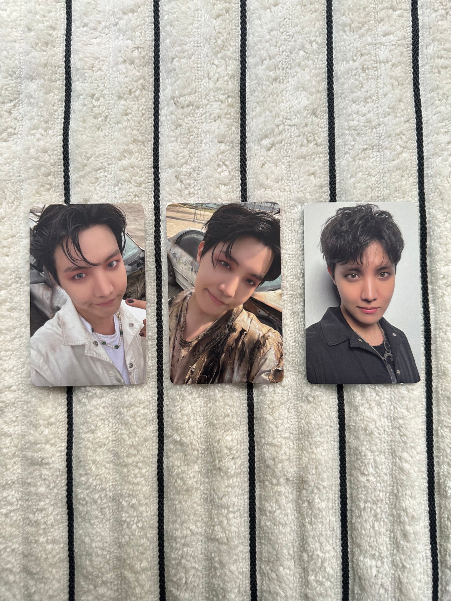 BTS J-Hope JITB Photocards Set of 3 | Standard + Random Weverse Edition | Pre-Owned
