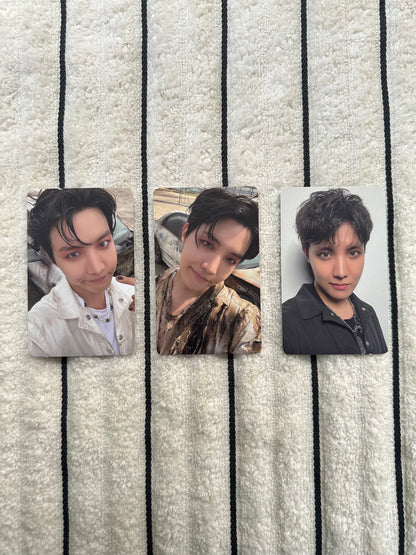 BTS J-Hope JITB Photocards Set of 3 | Standard + Random Weverse Edition | Pre-Owned
