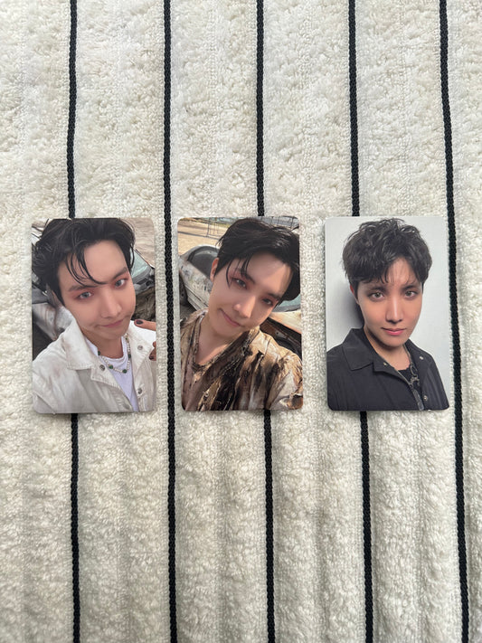 BTS J-Hope JITB Photocards Set of 3 | Standard + Random Weverse Edition | Pre-Owned