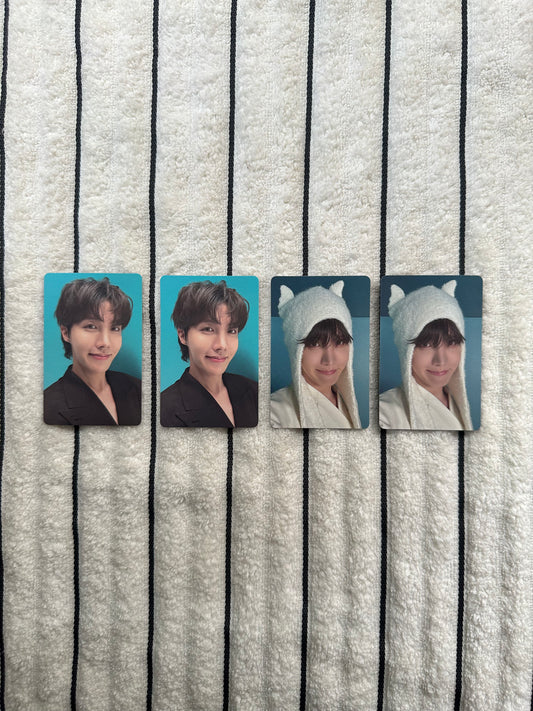 BTS J-Hope JITB Photocards Set of 4 (Includes Duplicates) | Pre-Owned