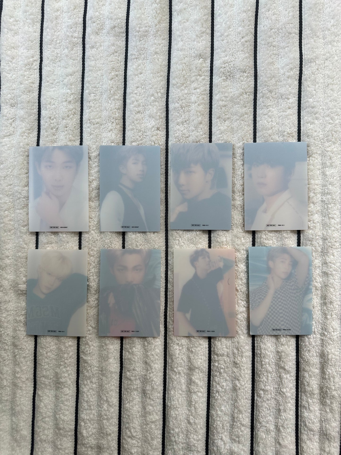 BTS ,THE BEST Photocards Set of 8 | JPFC, UMS, 7NET, Regular | Pre-Owned