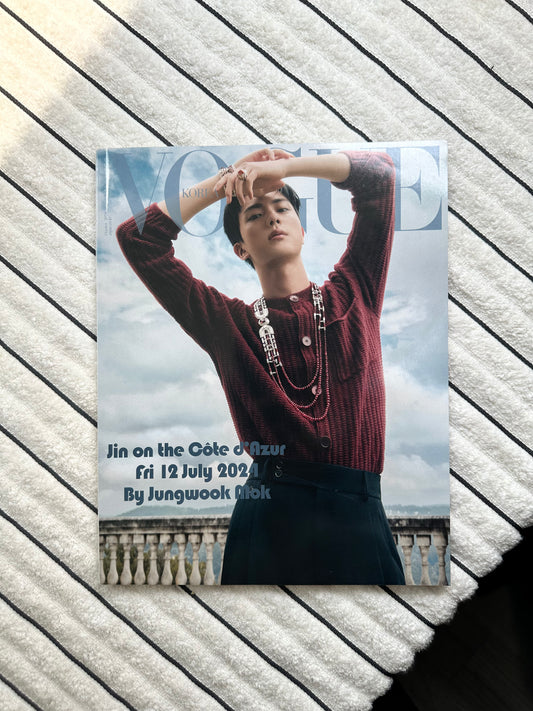 Vogue Korea October 2024 Magazine Special Edition ft. BTS Jin (Kim Seokjin) | Cover -B | Pre-Owned