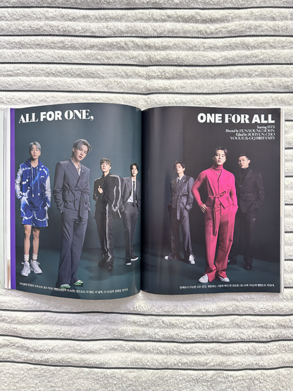 Vogue Korea January 2022 Magazine ft. BTS (Full Group) | Cover C | Pre-Owned