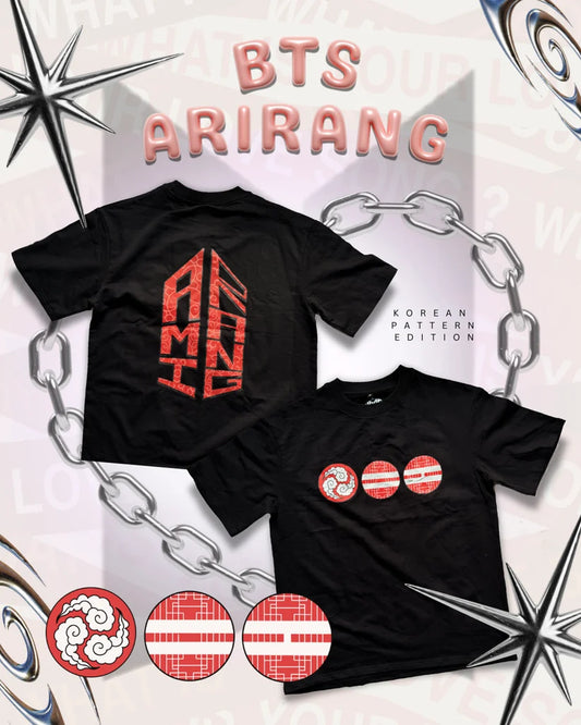 Arirang Amirang BTS Traditional Patterns - Premium Oversized Tee