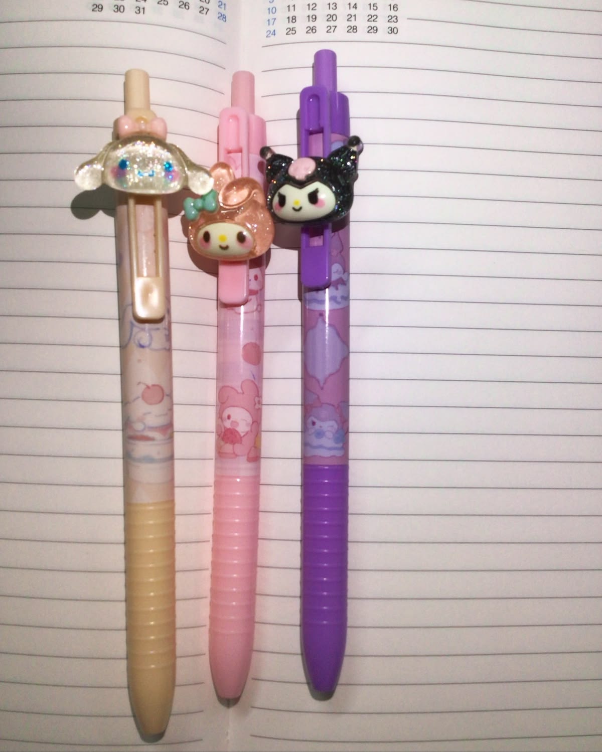 Cute Character Pens — K-pop Inspired Pastel Stationery