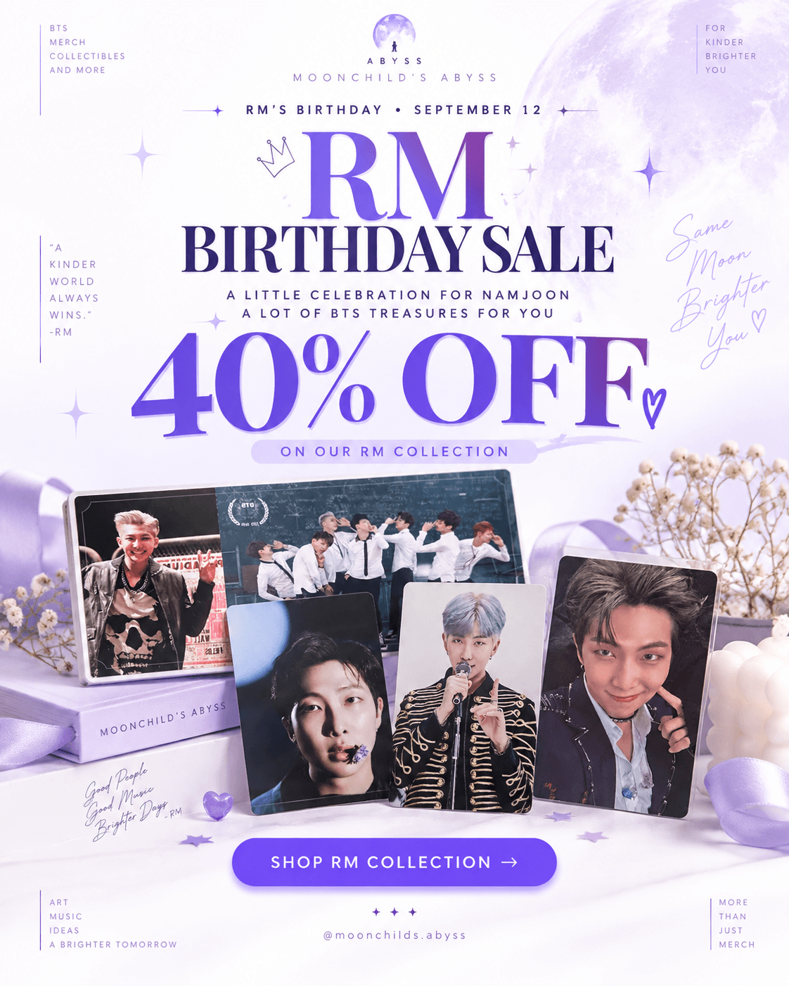 BTS RM Collector’s Full Collection | Official Photocards & Collectibles
