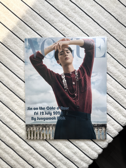 Vogue Korea October 2024 Special Edition ft. BTS Jin | Cover A, B & C | Pre-Owned
